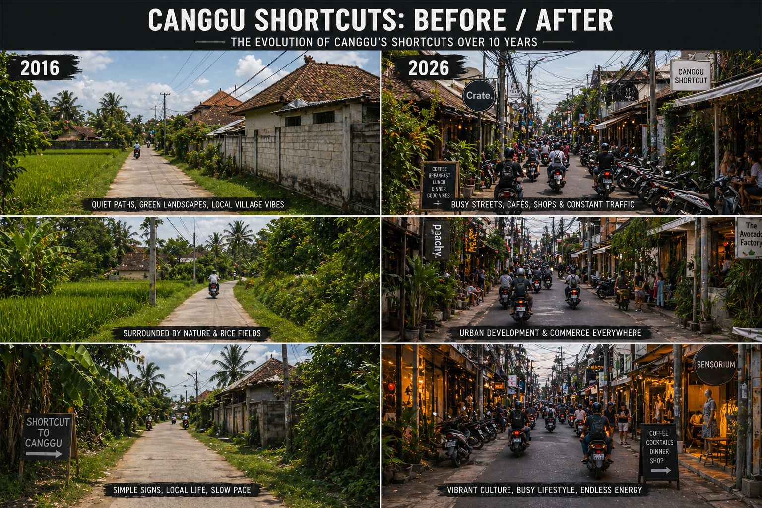 Before/after canggu