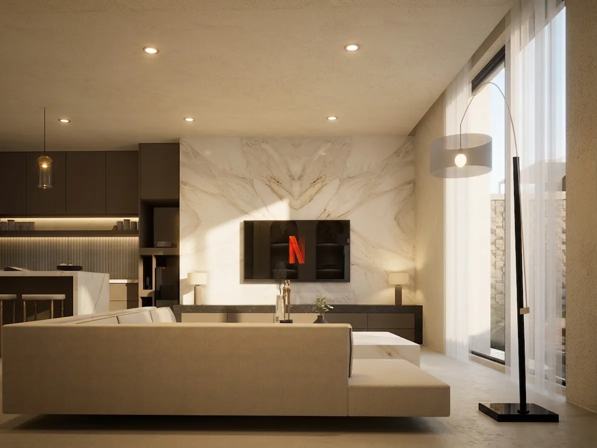 Spacious Living Room